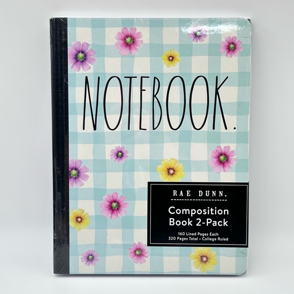 Rae Dunn Composition Notebook 2-pack (NOTEBOOK/ DREAM BIG) - Picture 2 of 4